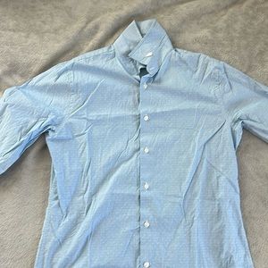 Express men’s blue dress shirt